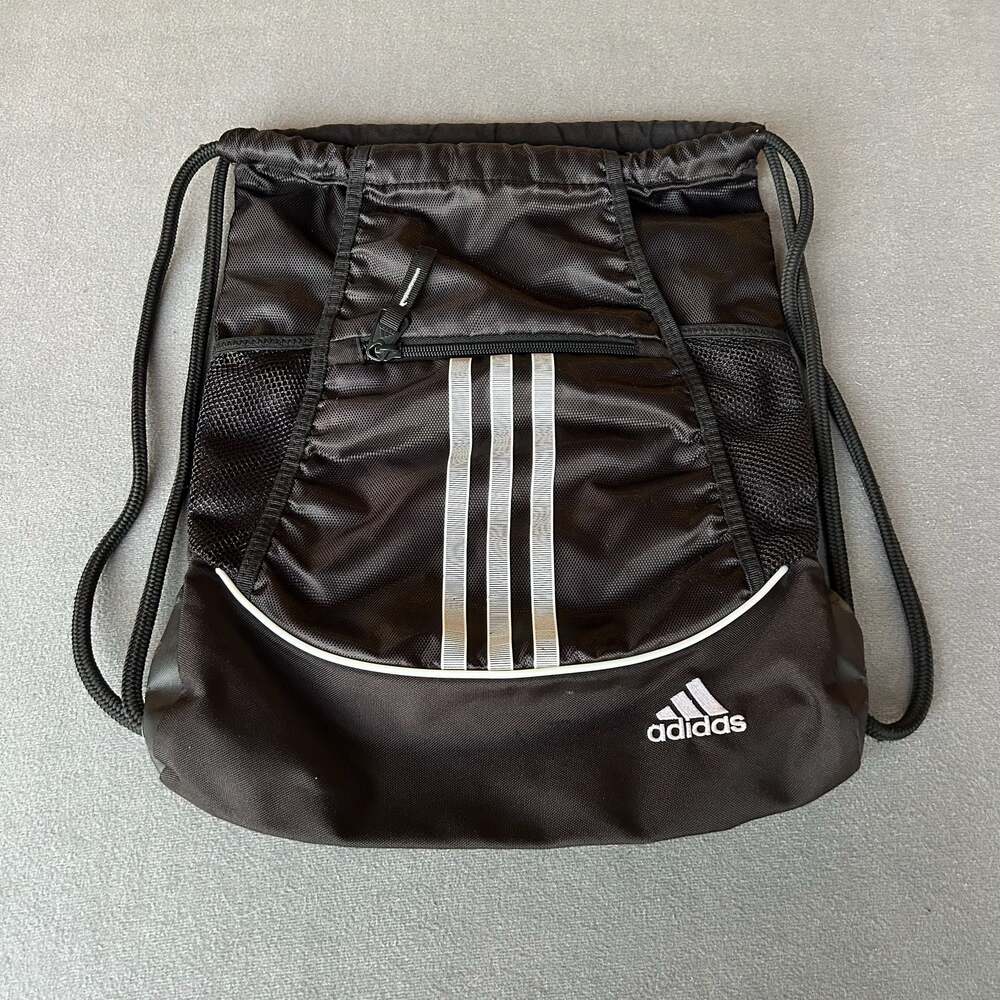 Adidas Alliance II Drawstring Black and White Sackpack